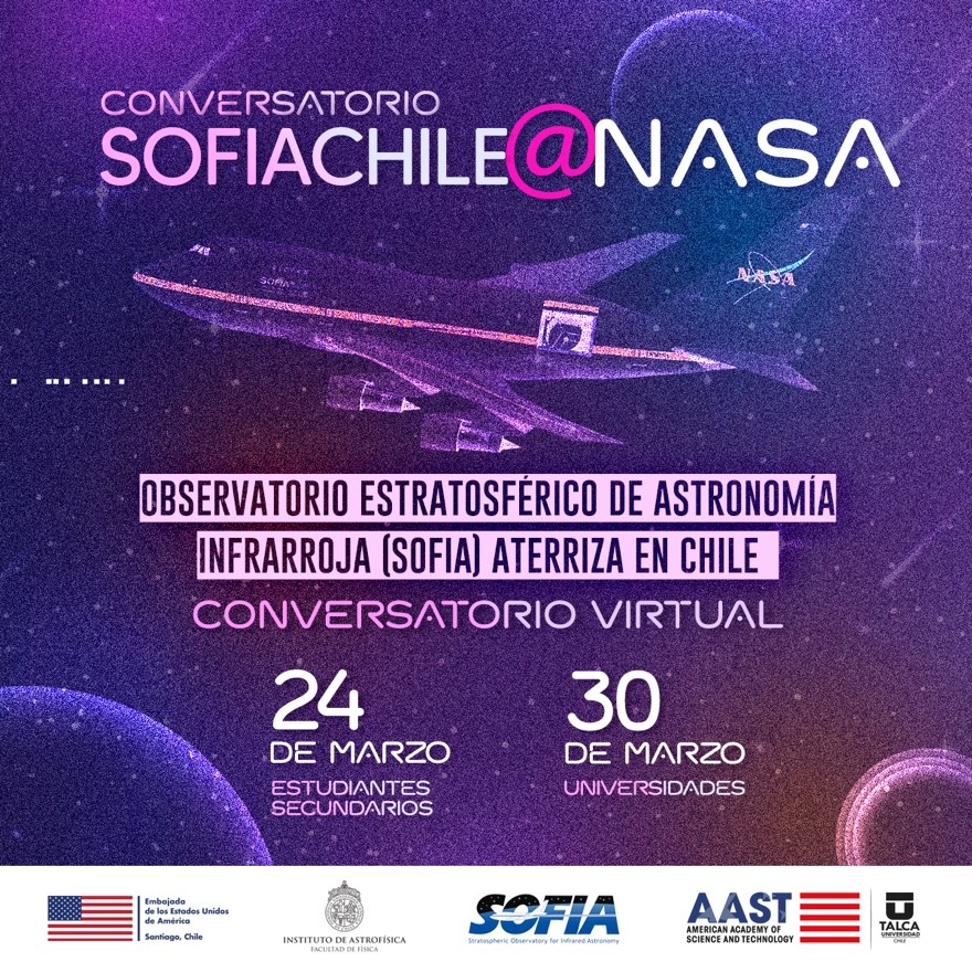 Día de Astronomía 2022: equipo científico de SOFIA conversará con estudiantes de Chile
